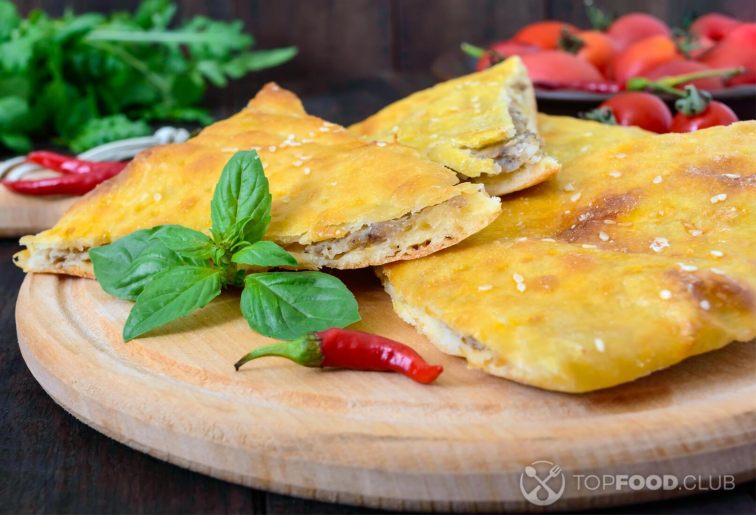 Хачапури с мясом на кефире - рецепт с фото пошагово