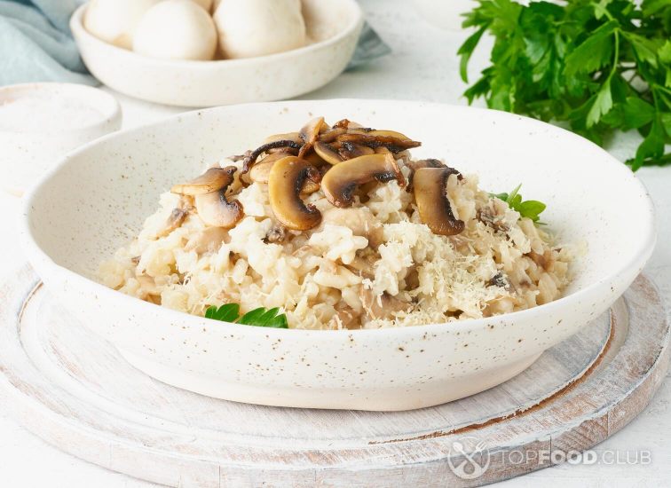 Mushroom rice pilaf