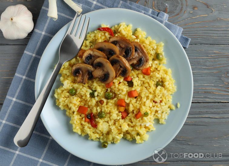 Slow-Cooker Mushroom Rice Pilaf