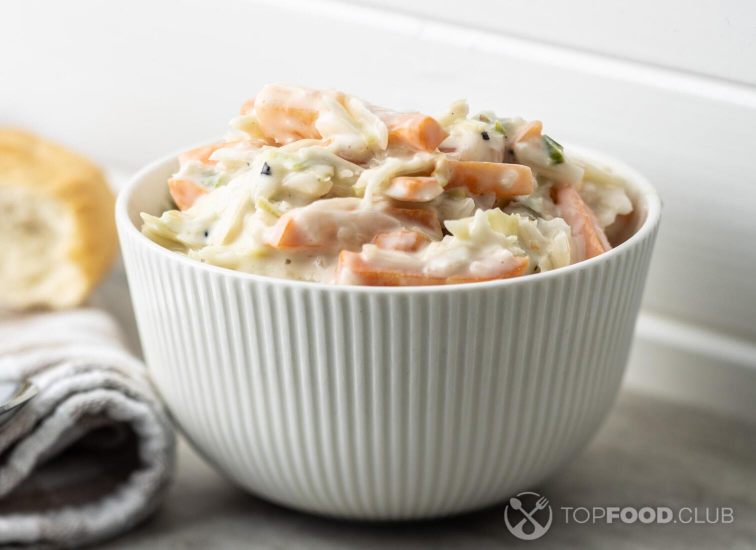 Coleslaw with mayonnaise