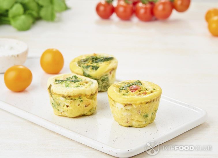 Omelette Muffins with Sausage and Cheese