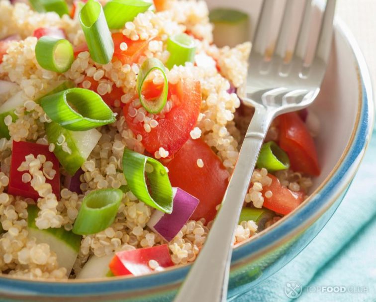 Quinoa Salad with Cherry Tomatoes