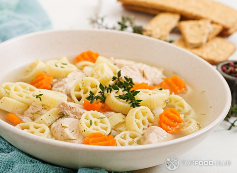 Soup with Turkey Fillet and Pasta