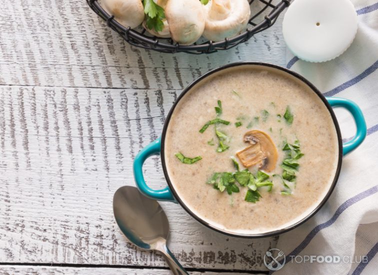 Крем-суп из шампиньонов - рецепты с фото
