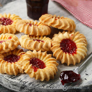 курабье с джемом