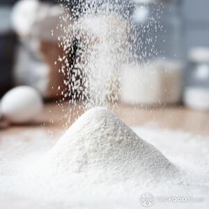 Всыпать муку.