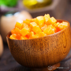 Тыква кубиками