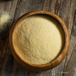 Всыпать манку.