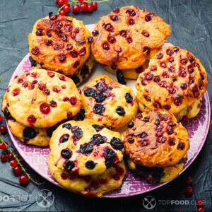 сырники с черникой и смородиной