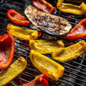 Овощи на гриле.