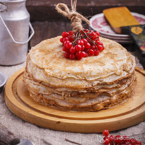 торт можно украсить ягодами по желанию