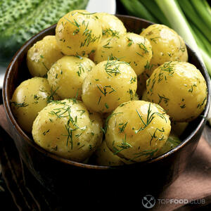 Картофель на пару готов