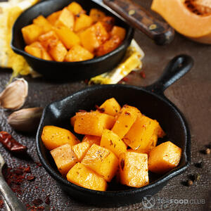 Жареная тыква готова!