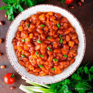 Перед подачей посыпаем мелко нарубленной кинзой