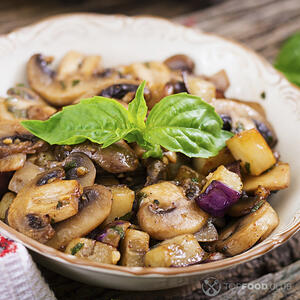 Баклажаны с грибами