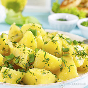 Картошка в луковой заправке