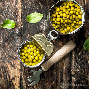 Откройте банку с горохом