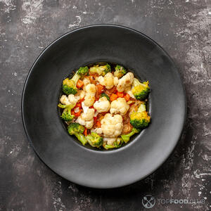 Брокколи и цветная капуста готовы