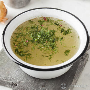 Бульон в миске