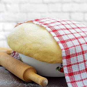 Тесто поднялось