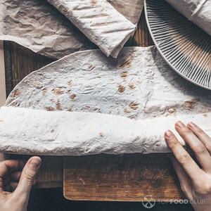 свернуть лаваш