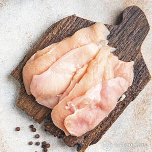 Моем и сушим куриное филе