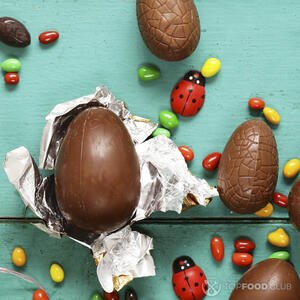 Шоколадные яйца готовы