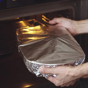 Форма с фольгой