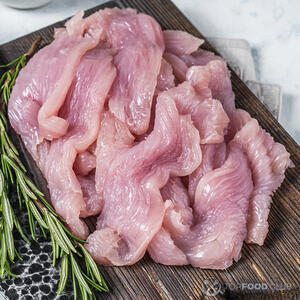 Нарезанное филе индейки