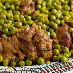 добавляем горох