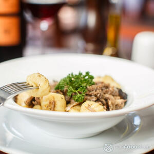 готовые клёцки с перепёлкой