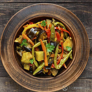 Тёплый салат