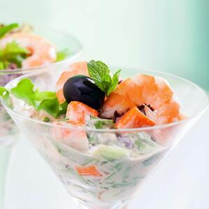 Салат готов.