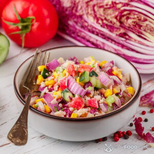 Салат готов.