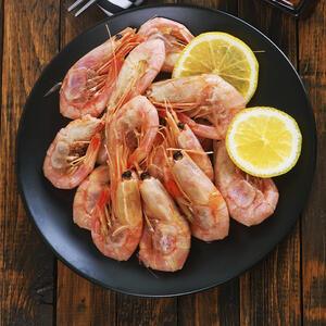 Сырые креветки