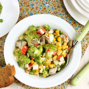 Салат готов.