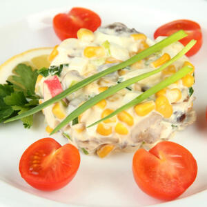 Салат готов.