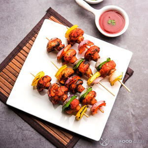 Грибы на шампуре