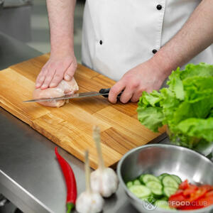 нарезаем грудку