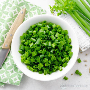 нарезанный лук