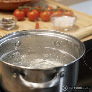 вода в кастрюле