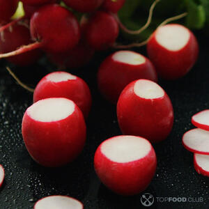 Режем редис.