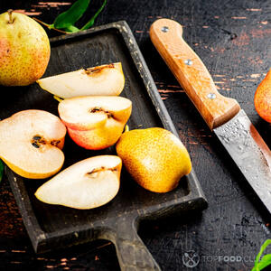 режем грушу