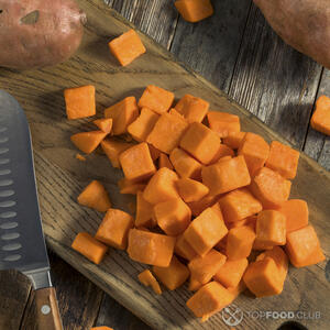 батат кубиками
