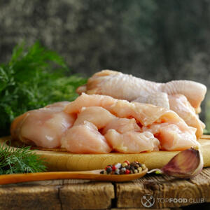 нарезанная курица