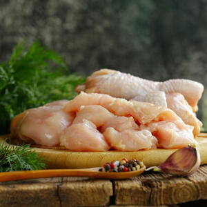 куски курицы