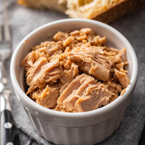 Измельчаем рыбу