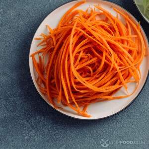 тёртая морковь