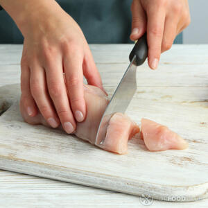 Режем филе индейки