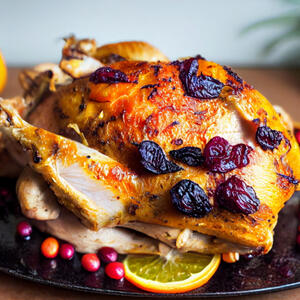 Украшаем и падаем цыпленка